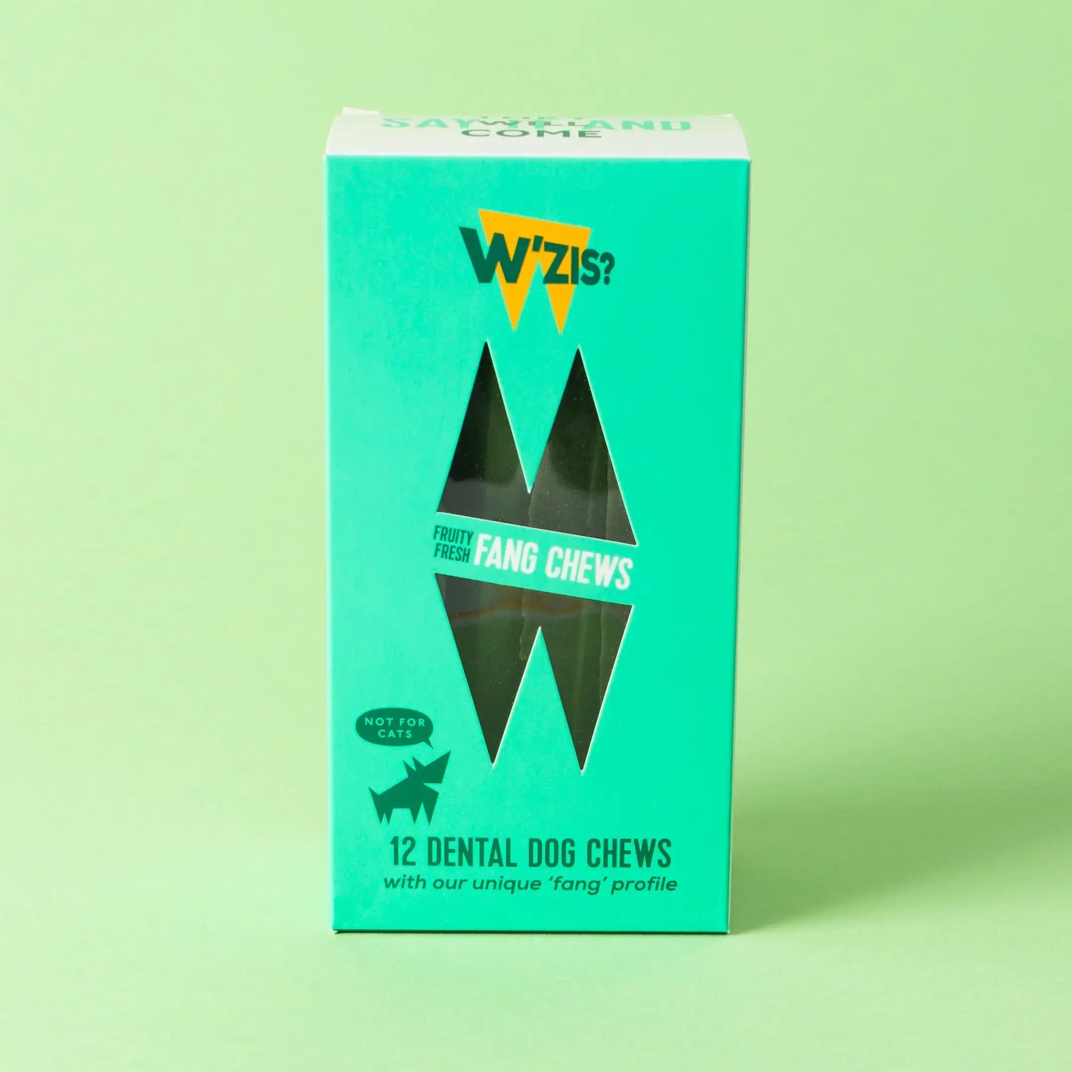 W'ZIS Dental Fang Chews for fresh breath and clean teeth