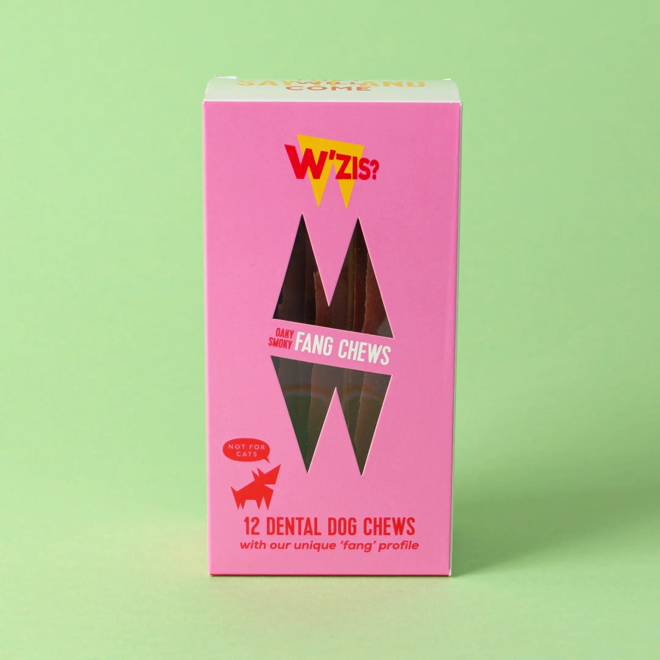 W'ZIS Fang Chews for dental care and fresh breath in dogs