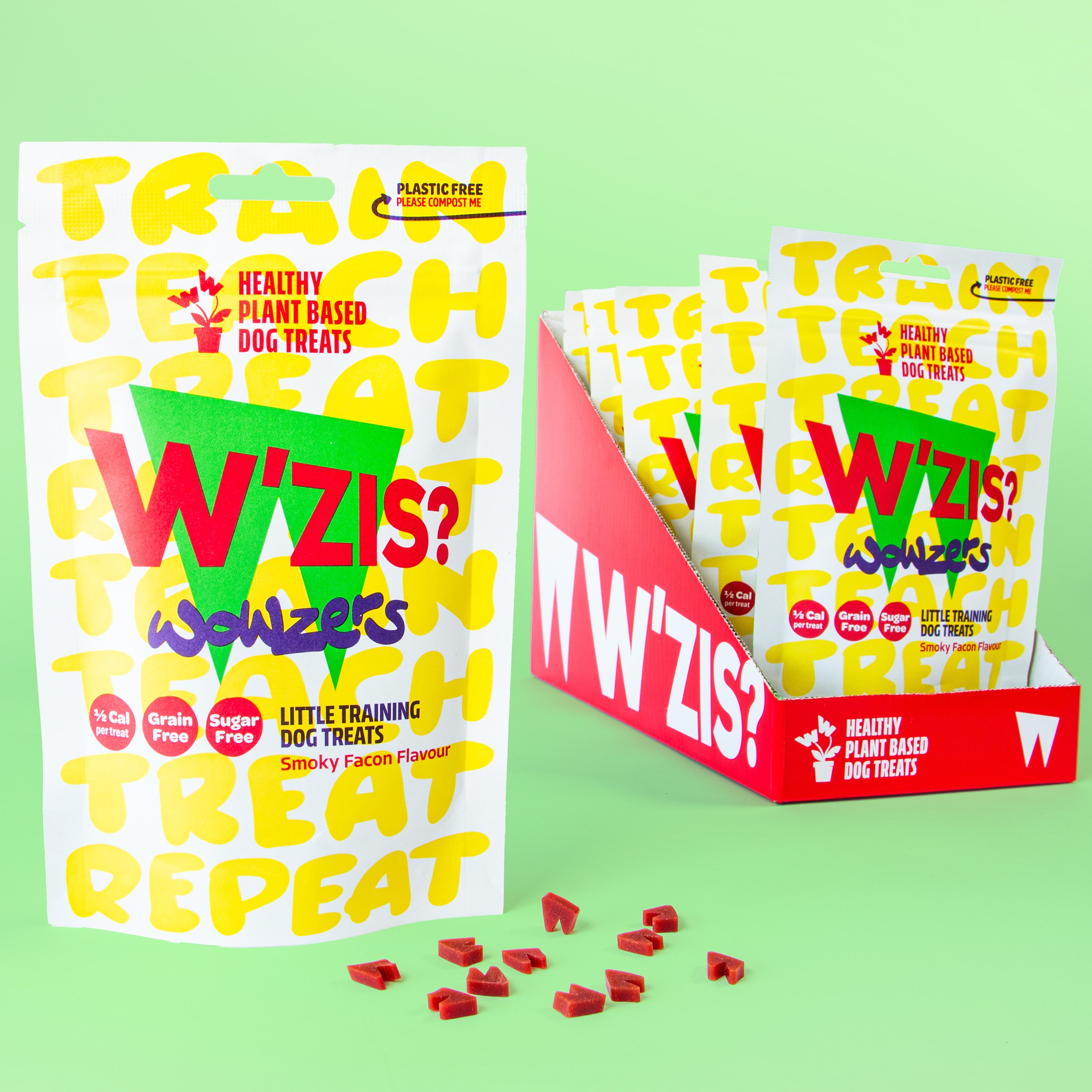 5 pouches of Wowzers Dog Treats