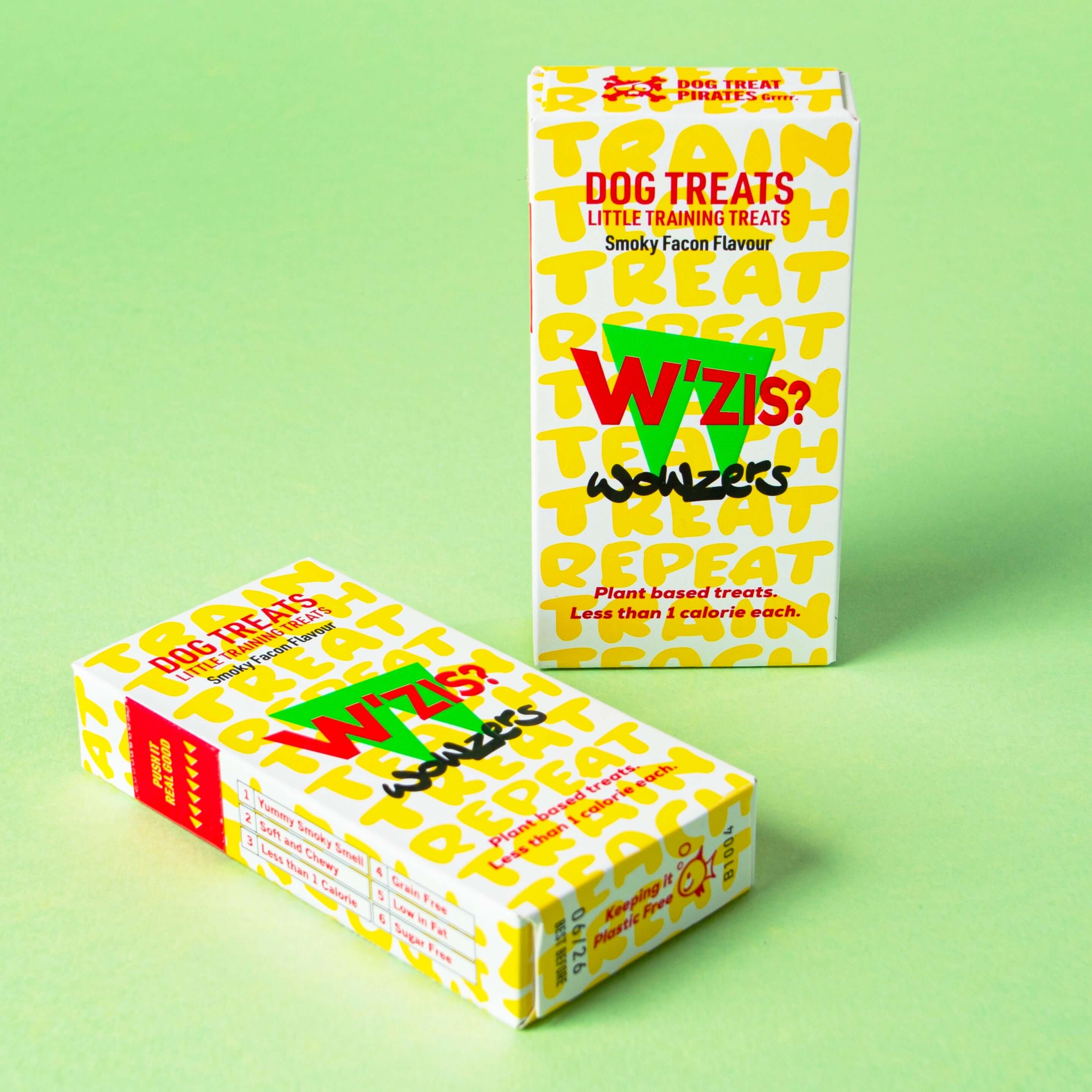 W'ZIS Wowzers plant-based treats for dog training and rewards