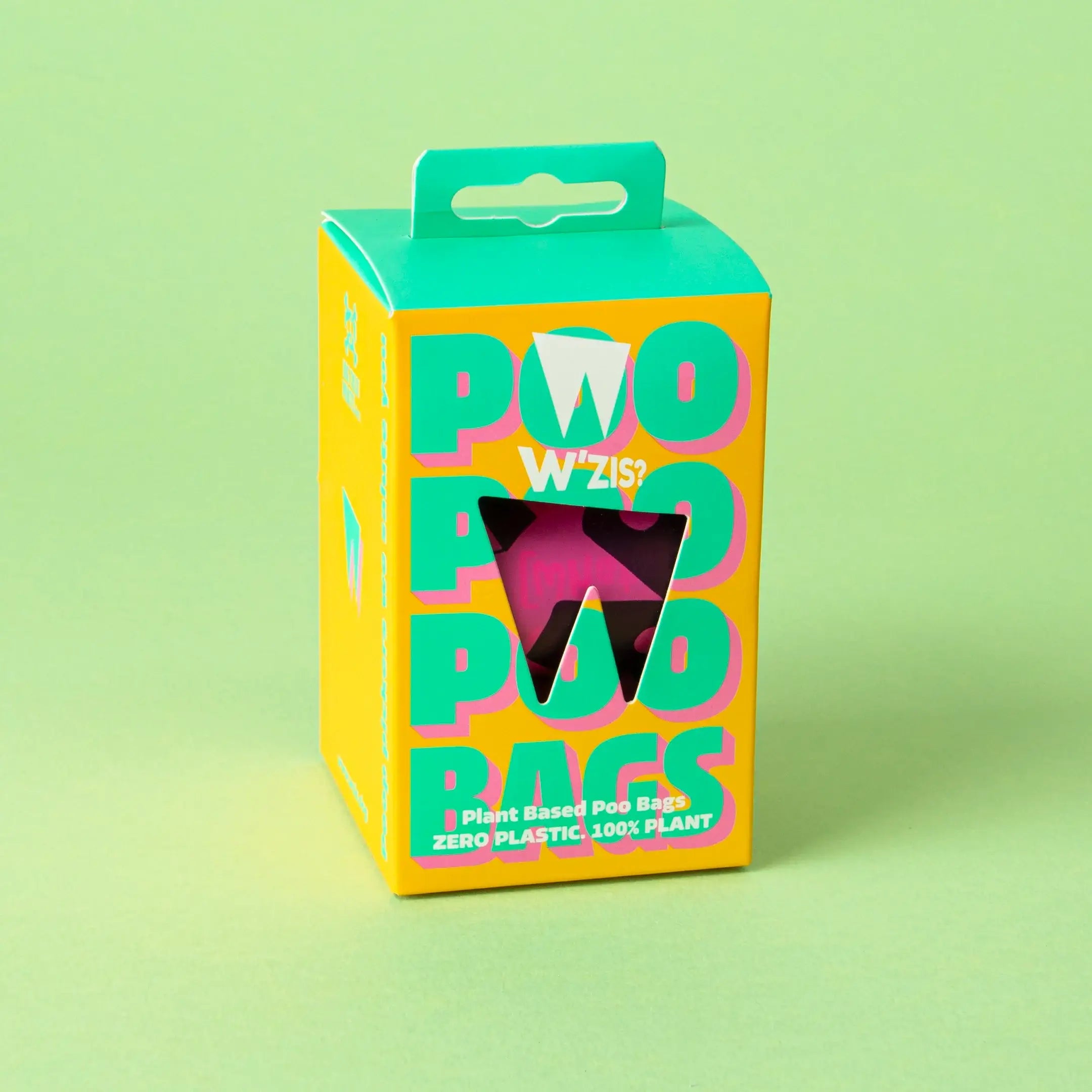 W'ZIS eco-friendly compostable dog poo bags packaging