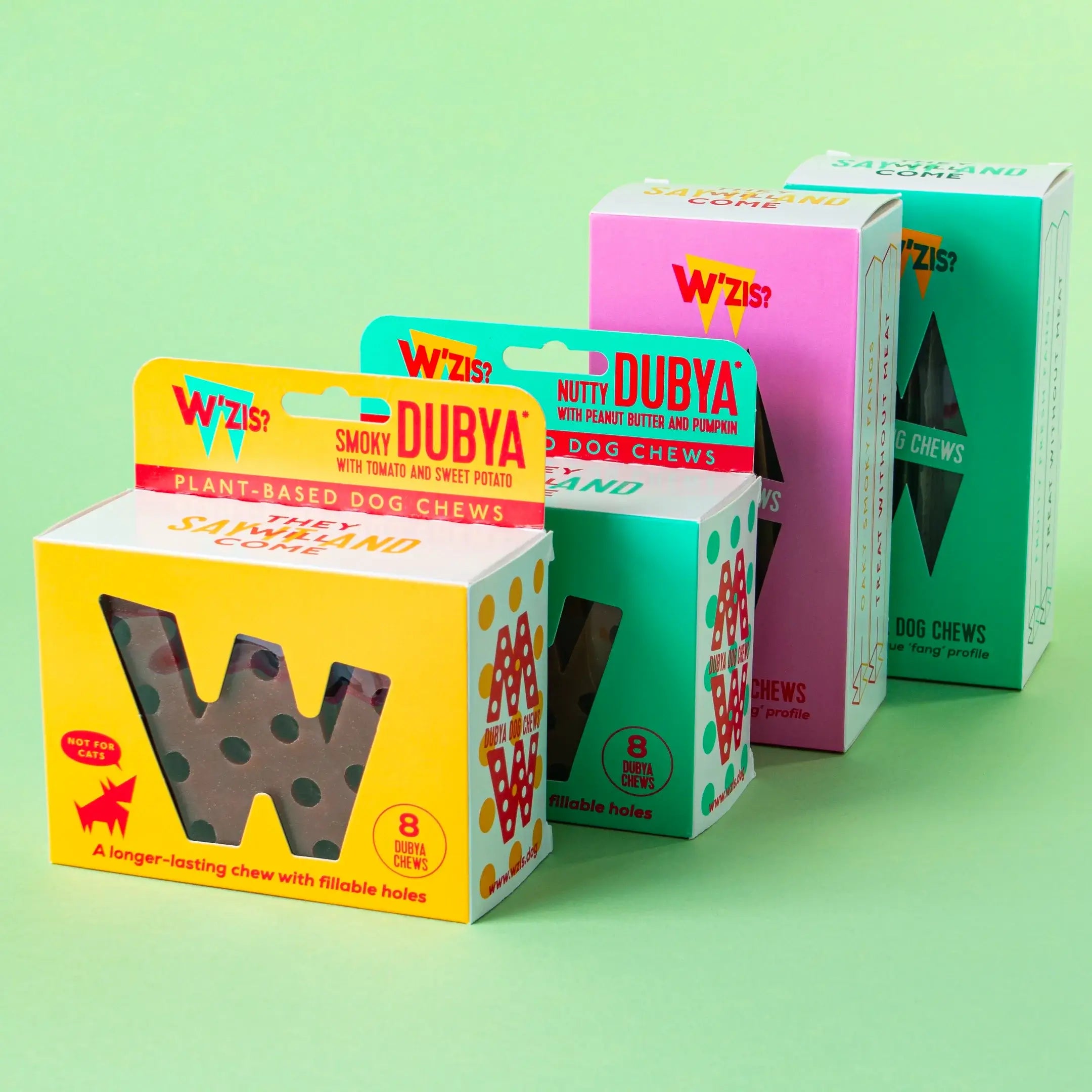 W'ZIS Chew Box – natural vegan dog chews for dental health