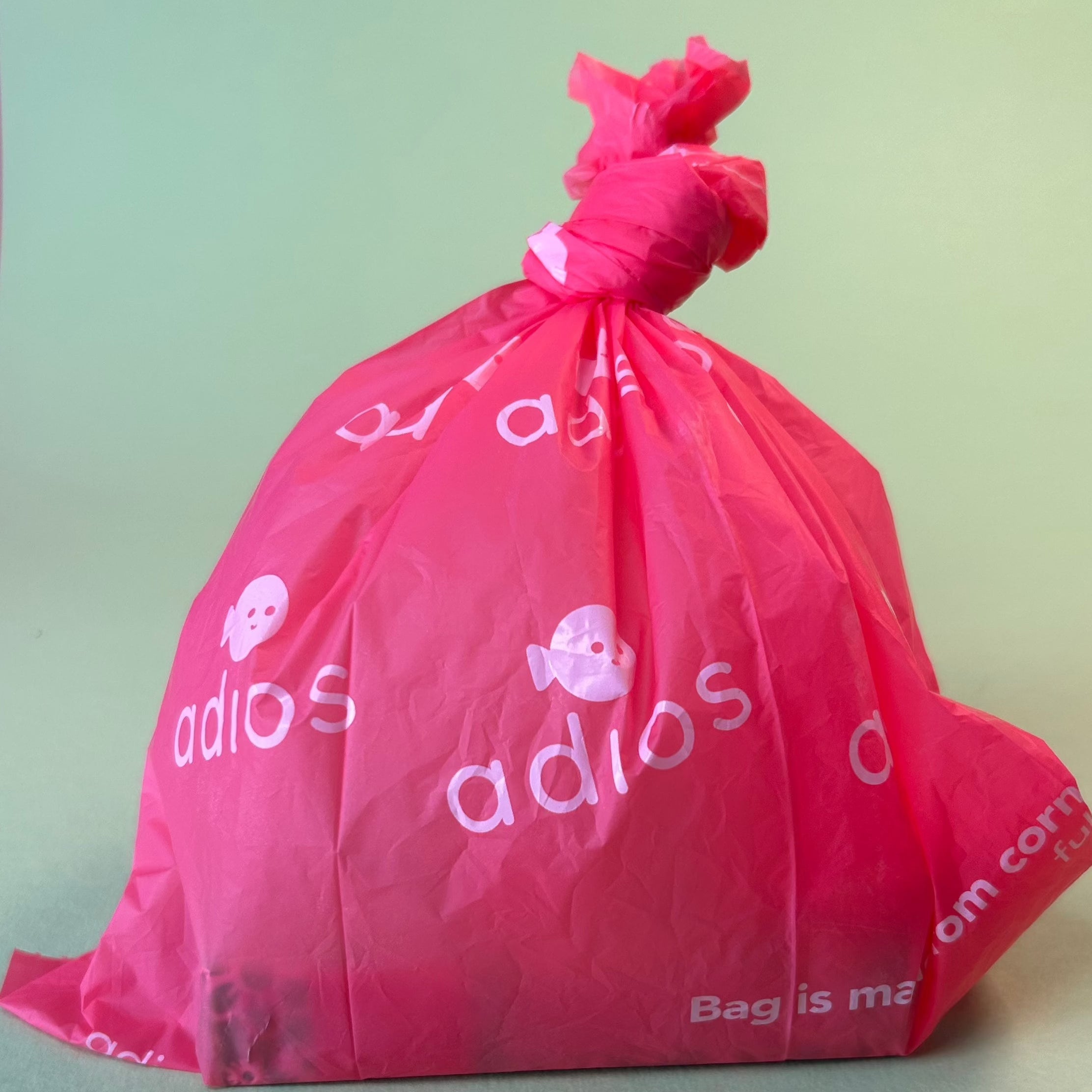 Pink poo bags - Adios