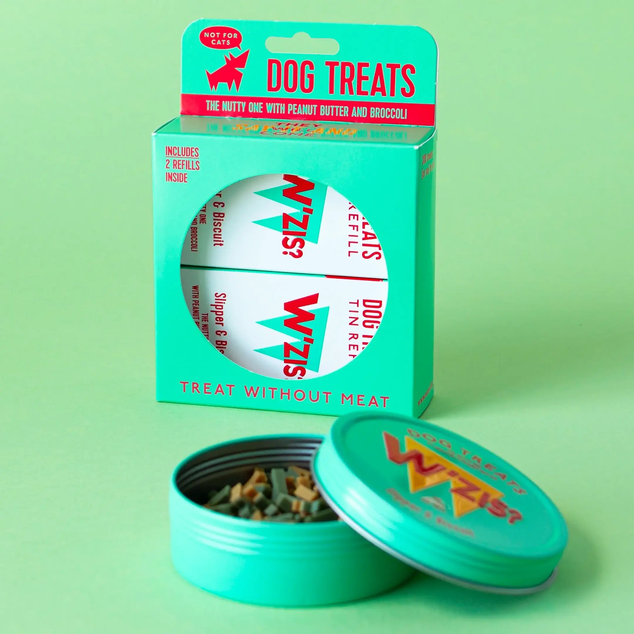 W'ZIS Slipper & Biscuit vegan dog treats for training and rewards