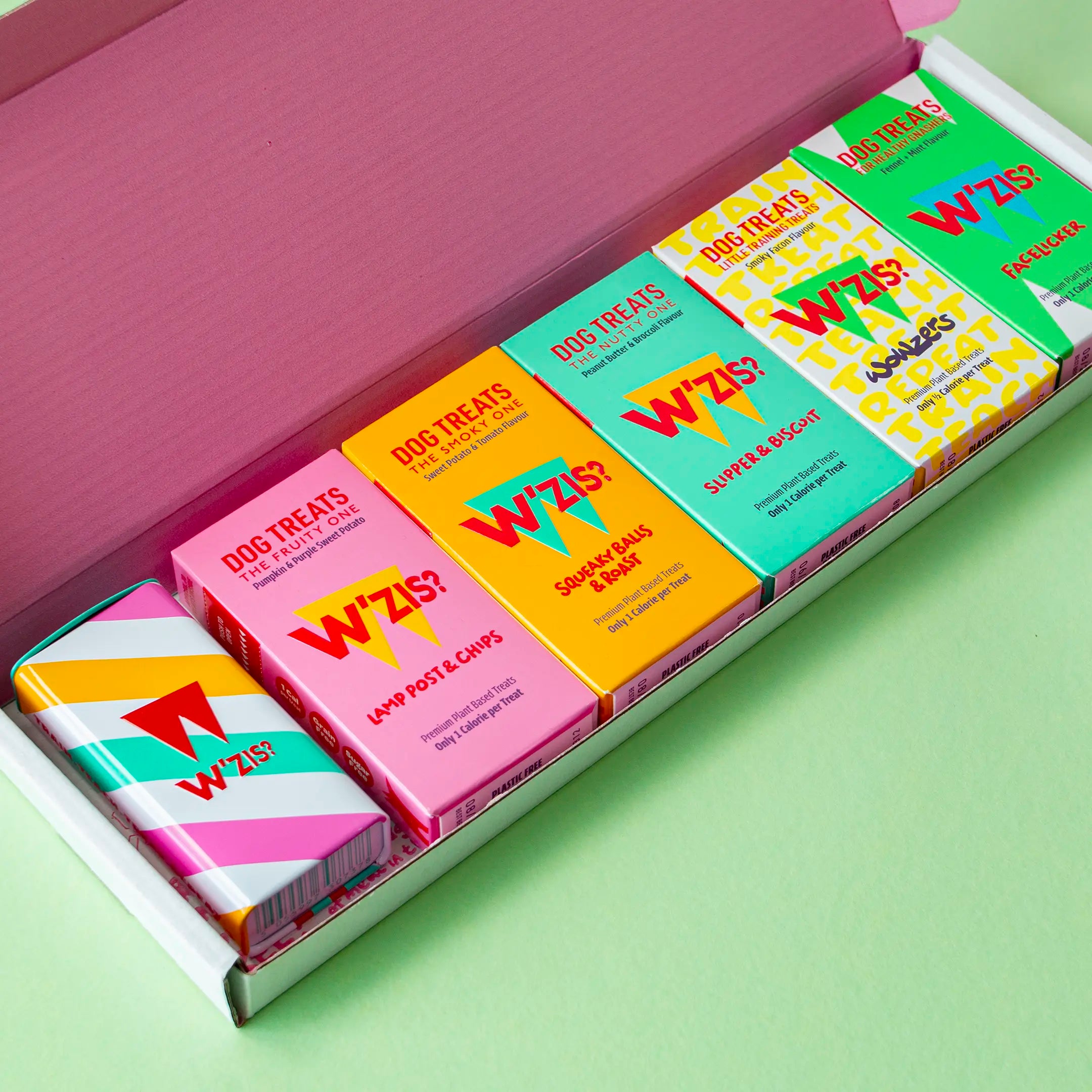 Treat Feast — Dog Grab&Go Treat Selection Box with Stripy Mikey Pop Tin